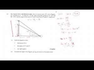 CSEC Maths - June 2015 Paper 2 Question 10