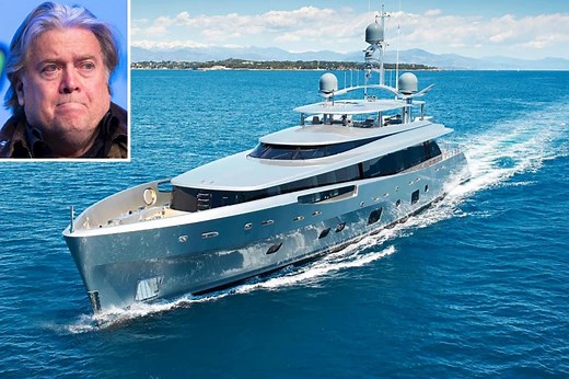 This is the $28 million yacht Steve Bannon was arrested on