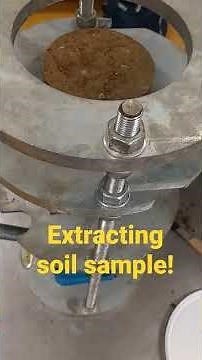 Soil sample extraction at ENEC12008 CQU #shorts