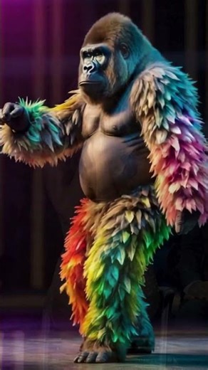 "Magical Transformation: Woman Turns Gorilla into Something Unbelievable! 🦍✨"