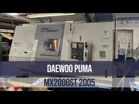 Daewoo Puma MX2000ST 9 Axis Turning Centre 2005