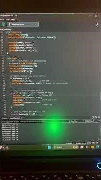 arduino ultra sonic sensor with led and buzzer