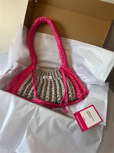 Handmade Crochet Shoulder Bag - Etsy