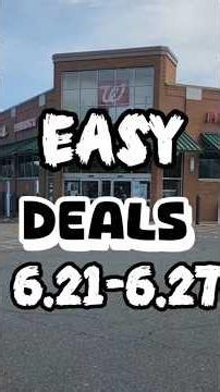 Easy Walgreens Deals 6.21-6.27 🛒🛍