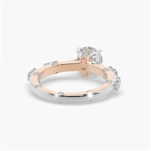 @asp_jewels🚀GIA/IGI Lab Grown Diamond Multi-Tone Engagement Ring#shorts #cad #ring #subscribeback