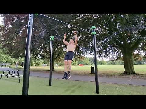 First Test, Something I Need To Work On | 50 Burpee-Muscle-ups | ‪@GainBros‬ ‪@cruzadesofmotivation‬