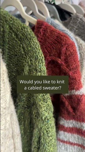 Is A Cable Sweater On Your Knitting Wishlist?