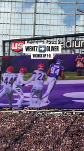 Wentz throws a TD on his 1st drive in purple 👀 #SKOL | @joshhhh_89 | vikesverified