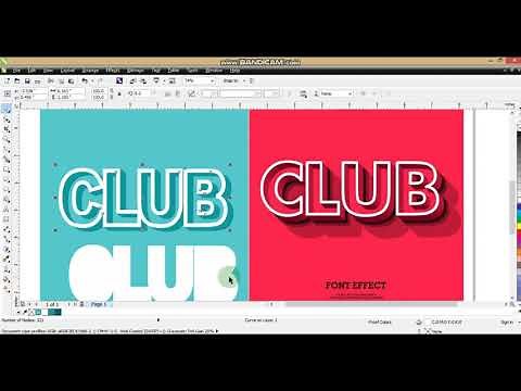 Coreldraw Text Effect Tips & Tricks For Experts & Beginners - Ahsan Sabri