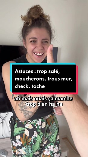 Astuces : trop salé, moucherons, trous mur, check, tache #astuces #astuce #astucetiktok #astucesetudiants #astucedegrandmere #astucestiktok #apprendre #apprendresurtiktok