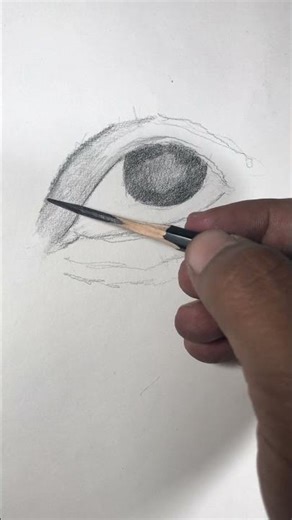 How to shading Eye 🌹 stap 4