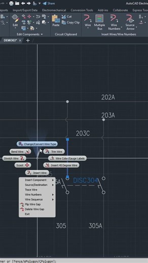 AutoCAD Electrical Wire Labels