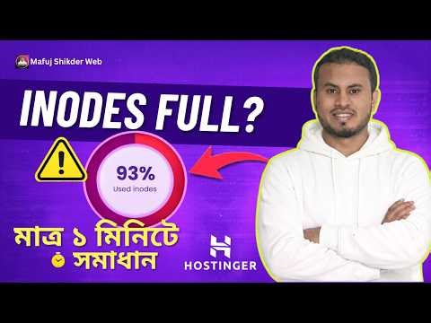 How to Fix Inodes Limit in Hostinger | Solution in 1 minute