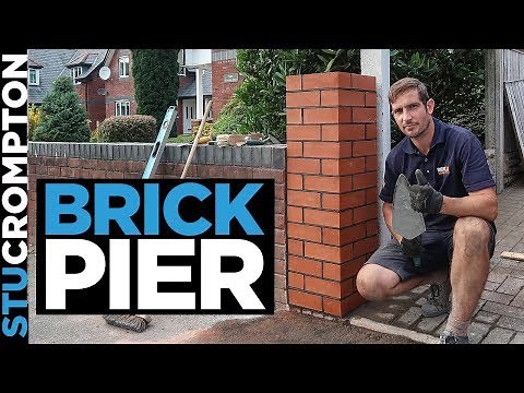 Bricklaying - Building a Brick Pier