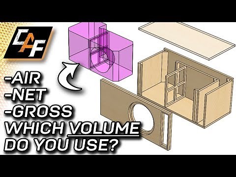 Subwoofer Box Volume Explained - Gross vs. Net vs. Air