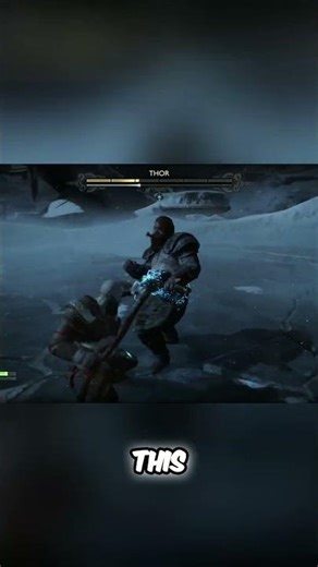 Kratos in Snow: The Silent God's True Power Revealed #shorts