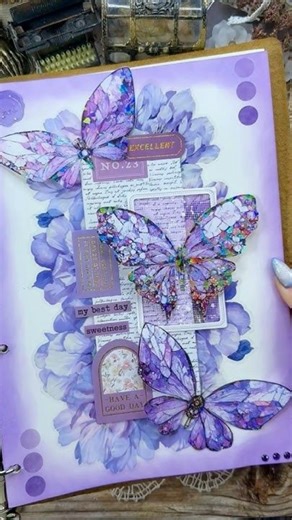 purple journal ideas #journalling #video