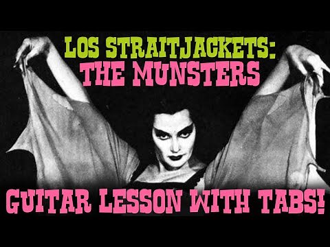 The Munsters Theme - Los Straitjackets - Guitar Lesson
