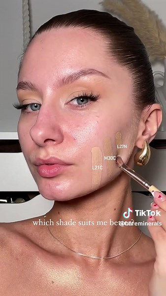 Which shade of ✨NEW✨ BAREPRO® 24HR Wear Skin-Perfecting Matte Liquid Foundation is your pick for @Alexandra Milek? 🧐 Use our shade finder tool on bareMinerals.com to discover your matte match. 🔗 #BareYourBestSkin