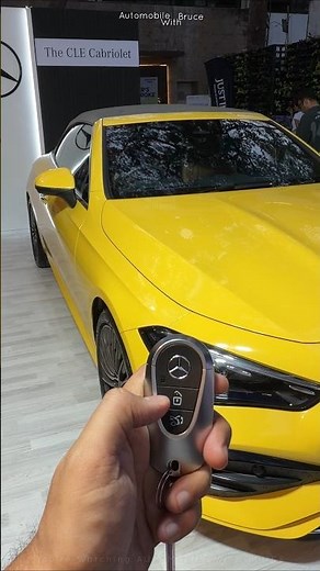 How to Open Mercedes CLE Roof with Remote Key 🚗💨