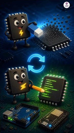 Different Types of Memory | Embedded Systems #shorts