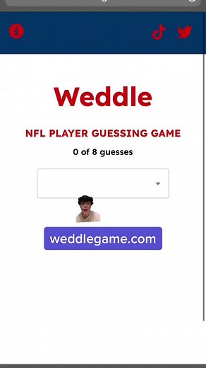 Weddle 7 - 3/26 #weddle #weddlegame #nflwordle #nfl #wordle #poeltl