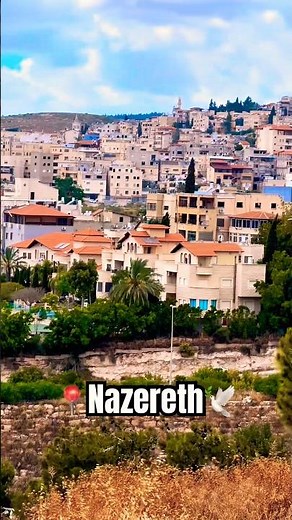Welcome to Nazareth:The humble town where history was forever changed.🕊️#nazareth #israel #travel