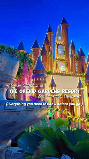 Where to in Pampanga? Try Magical Christmas at The Orchid Gardens Resort! 📌Located at: Lazatin Blvd. in San Juan (Magdalena), City of San Fernando, Pampanga Google Maps: https://g00.gl/maps/7AMTrgiPkbdC6sp78 🏷️ Entrance fee: - ₱100 for adults and individuals above 4 feet. - ₱50 for individuals 4 feet and below. Grand Parade and Fireworks Display: 📌Every Friday, Saturday and Sunday ⏱️8PM onwards Nearby Attractions: 1. Paskuhan Village — ~10 mins by car 2. San Guillermo Parish Church (Bacolor) 