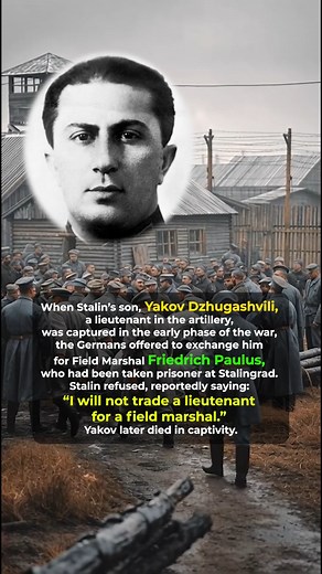 158K views · 908 reactions | What Stalin Said When His Son Fell into German Captivity #history #war | War in Seconds | Facebook