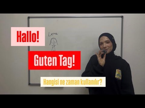Almanca Selamlaşma ve Vedalaşma | Günlük Hayatta Kullanılan A1 Cümleleri