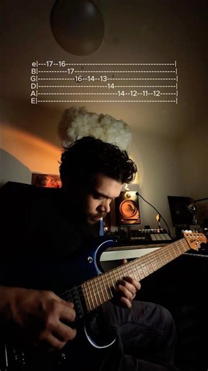 Guitar lick over "White Clouds ☁️"