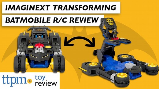 Watch Imaginext DC Super Friends Transforming Batmobile R/C from Fisher-Price on Amazon Live