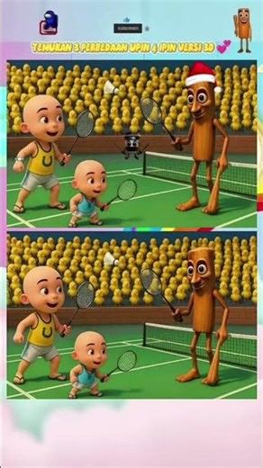 temukan 3 perbedaan gambar di atas #upinipin #upinipinselamanya #upinipinterbaru#upinipn #subscribe