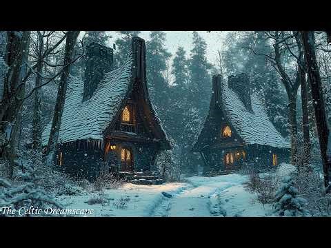 Magical Celtic Music Sounds – A Snowy Path to Holiday Joy - Relaxing Celtic Music for Sleep