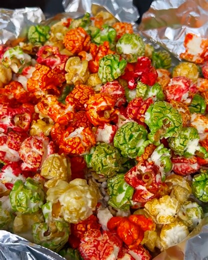 The prettiest rainbow popcorn 😮🍿 | FOODbible