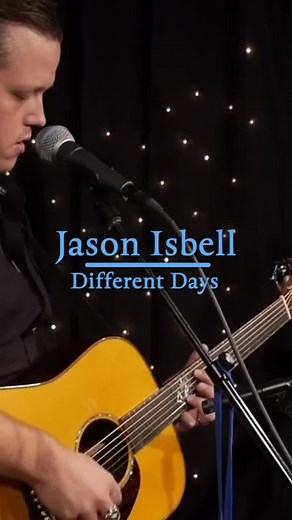 Jason Isbell: Different Days Live Performance