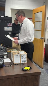 Principal Sableski leads our school community in prayer at the end of the first day of Catholic Schools Week. We were joined by our brothers and sisters at Alter, Chaminade Julienne, Fenwick, Lehman Catholic, and Springfield Catholic Central for a moment of reflection and gratitude as we prayed together. | Archbishop Carroll High School