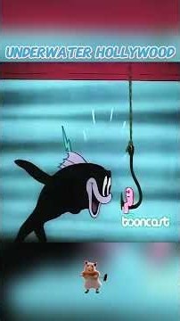 The fish use Porky’s belongings to build an underwater amusement park. #cartoon