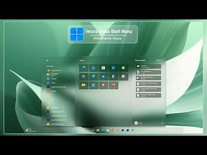 Make Windows 11 Look Elegant in 2026 | Velora Glass Start Menu & Taskbar Customization