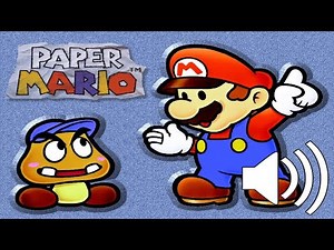 Paper Mario 64 All Sound Effects With Gameplay