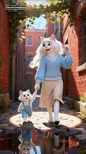 Cat cartoons | Meow Meow #rehmanshorttales #animation #catcartoons