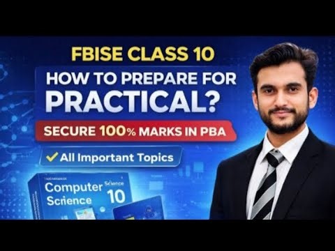 Class 10 computer Federal board practical and PBA