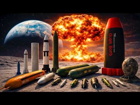 Destroying the MOON with EVERY Nuclear Bomb | GMod