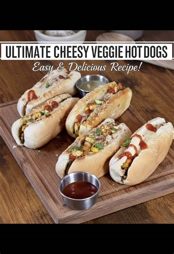 VEGGIE HOT DOGS RECIPE🤌🏻🤌🏻