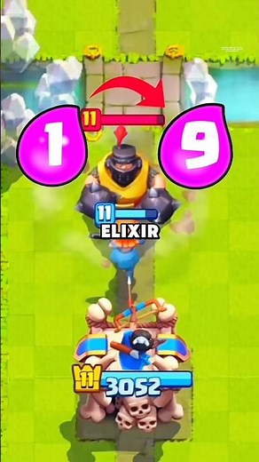 Valkyrie Can Counter EVERY Elixir! 🪓 #shorts
