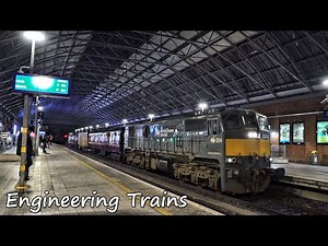Irish Rail Engineering Trains 2023, January - March, First Relay train to Dublin since 2016
