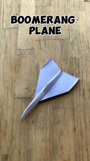 How to Make Boomerang Paper Airplanes