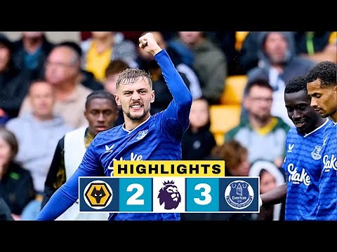 Wolves vs Everton 2-3 Highlights | Dewsbury Hall Goal | Premier League 2025-26