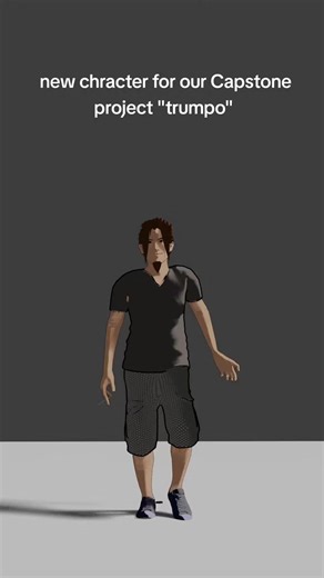 meet wilfredo the master of trumpo #blender#animefilipino#trumpo#chracter