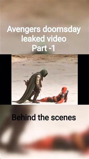 “Avengers Doomsday LEAKED Behind the Scenes! 😱🔥 #Shorts” part 1